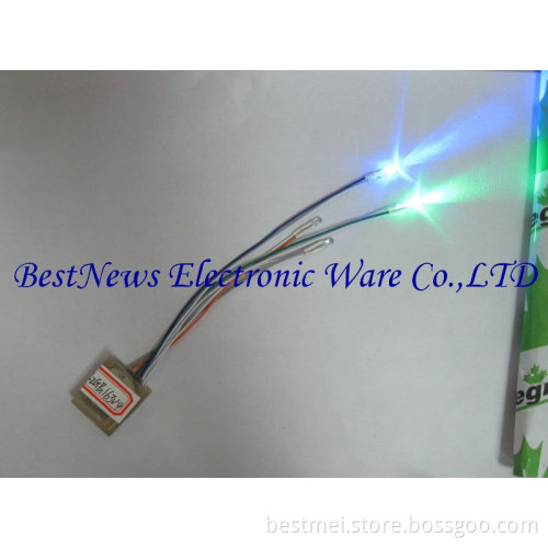 Simple waterproof vibrate twinkle led shoes light
